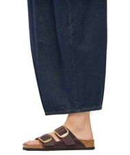 BIRKENSTOCK ARIZONA BIG BUCKLE HEX Sandalias tipo zapatilla de cuero engrasado habana - Zapatos Mujer - 6