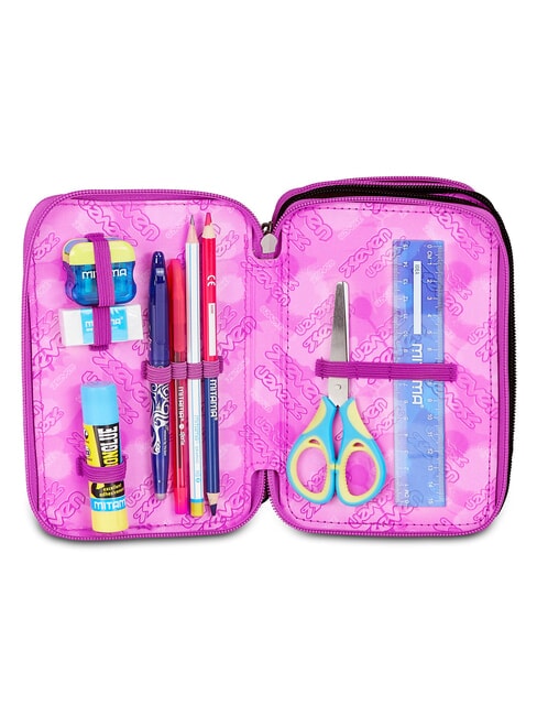 SHADOWS OF COLOR Estuche para l&aacute;pices con kit escolar violeta claro - Estuches y Accesorios