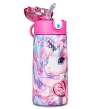 SJGANG SJ Botella t&eacute;rmica de 0,46 l lila suave - Botellas t&eacute;rmicas - 3
