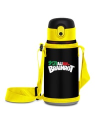 SKIFIDOL ITALIAN BRAINROT Botella t&eacute;rmica de 0,46 l negro - Botellas t&eacute;rmicas - 2