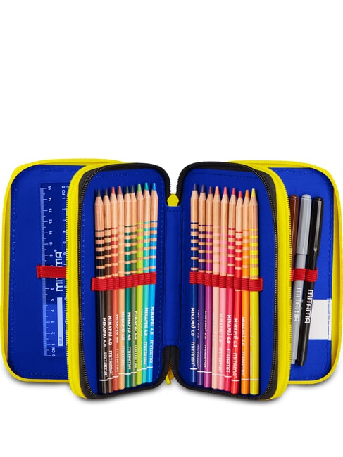 THE HEDGEHOG SPEED Estuche para l&aacute;pices con kit escolar azul el&eacute;ctrico - Estuches y Accesorios