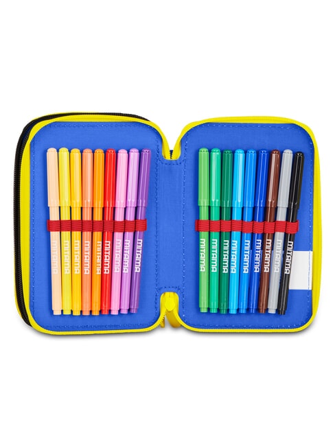 THE HEDGEHOG SPEED Estuche para l&aacute;pices con kit escolar azul el&eacute;ctrico - Estuches y Accesorios