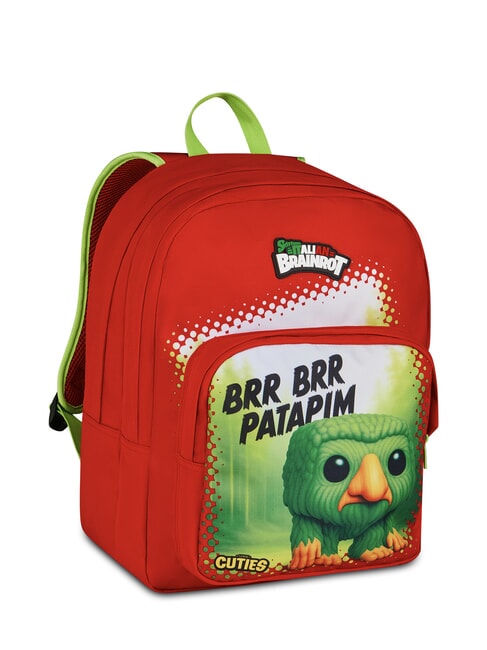 ITALIAN BRAINROT Mochila infantil rojo descarado - Mochilas Escuela & Tiempo Libre