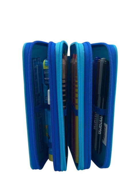 ITALIAN BRAINROT Estuche para l&aacute;pices con kit escolar azul el&eacute;ctrico - Estuches y Accesorios