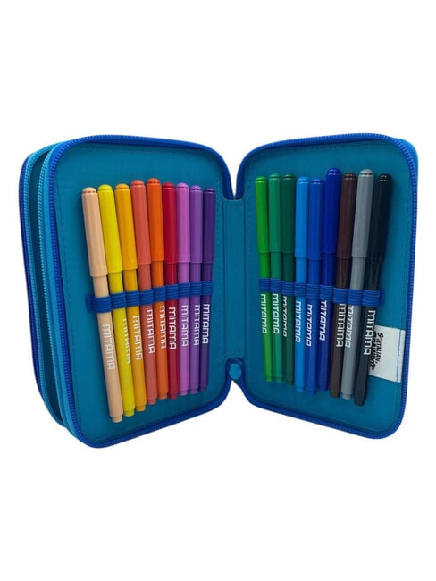 ITALIAN BRAINROT Estuche para l&aacute;pices con kit escolar azul el&eacute;ctrico - Estuches y Accesorios