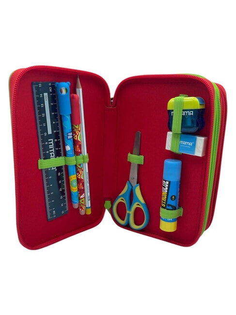 ITALIAN BRAINROT Estuche para l&aacute;pices con kit escolar rojo descarado - Estuches y Accesorios