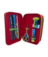 SKIFIDOL ITALIAN BRAINROT Estuche para l&aacute;pices con kit escolar rojo descarado - Estuches y Accesorios - 3