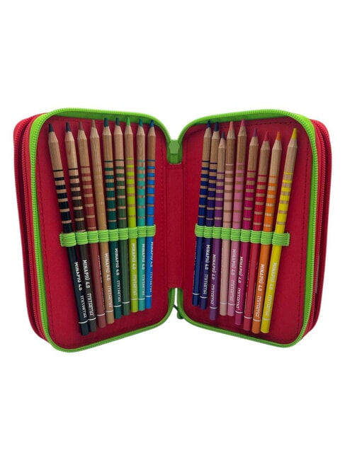 ITALIAN BRAINROT Estuche para l&aacute;pices con kit escolar rojo descarado - Estuches y Accesorios