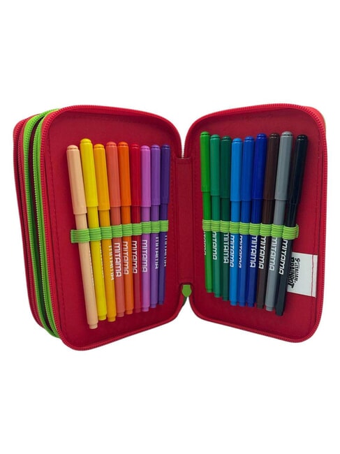 ITALIAN BRAINROT Estuche para l&aacute;pices con kit escolar rojo descarado - Estuches y Accesorios