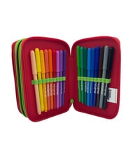 SKIFIDOL ITALIAN BRAINROT Estuche para l&aacute;pices con kit escolar rojo descarado - Estuches y Accesorios - 5
