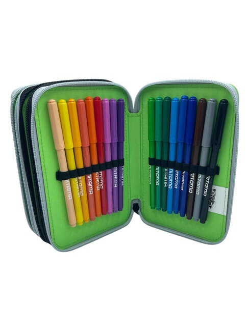 ITALIAN BRAINROT Estuche para l&aacute;pices con kit escolar negro - Estuches y Accesorios