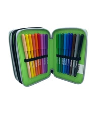 SKIFIDOL ITALIAN BRAINROT Estuche para l&aacute;pices con kit escolar negro - Estuches y Accesorios - 4