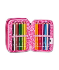 SJGANG HEART BUDDY GIRL Estuche para l&aacute;pices con kit escolar mu&ntilde;eca rosa - Estuches y Accesorios - 5