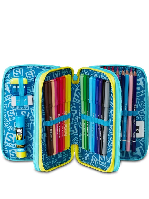 METAL DRAGON BOY Estuche para l&aacute;pices con kit escolar campanilla turquesa - Estuches y Accesorios