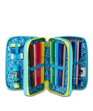 SJGANG METAL DRAGON BOY Estuche para l&aacute;pices con kit escolar campanilla turquesa - Estuches y Accesorios - 2