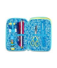 SJGANG METAL DRAGON BOY Estuche para l&aacute;pices con kit escolar campanilla turquesa - Estuches y Accesorios - 3