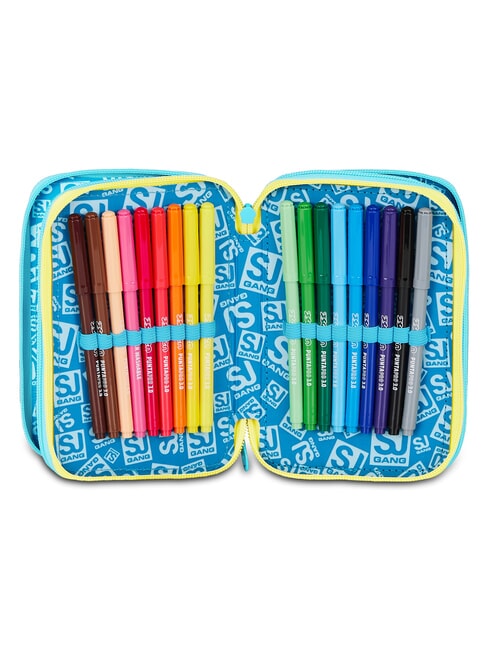 METAL DRAGON BOY Estuche para l&aacute;pices con kit escolar campanilla turquesa - Estuches y Accesorios