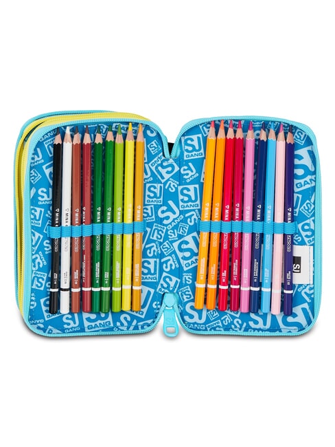 METAL DRAGON BOY Estuche para l&aacute;pices con kit escolar campanilla turquesa - Estuches y Accesorios