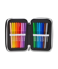 JUVENTUS WE ARE YOUTH Estuche para l&aacute;pices con kit escolar negro - Estuches y Accesorios - 4