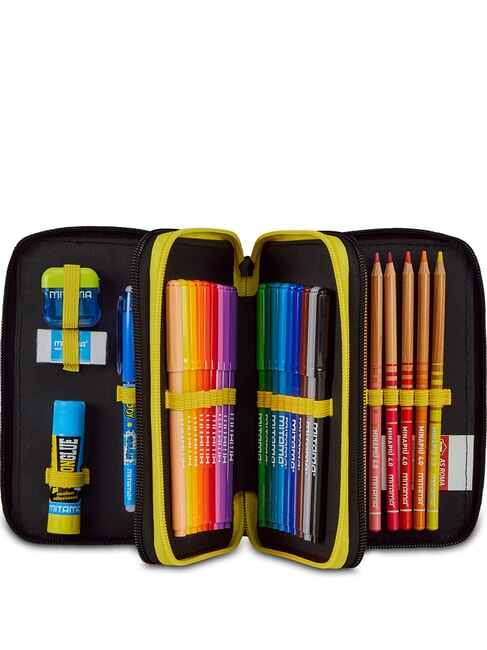 LUPETTO SCHOOL Estuche para l&aacute;pices con kit escolar roma rojo - Estuches y Accesorios