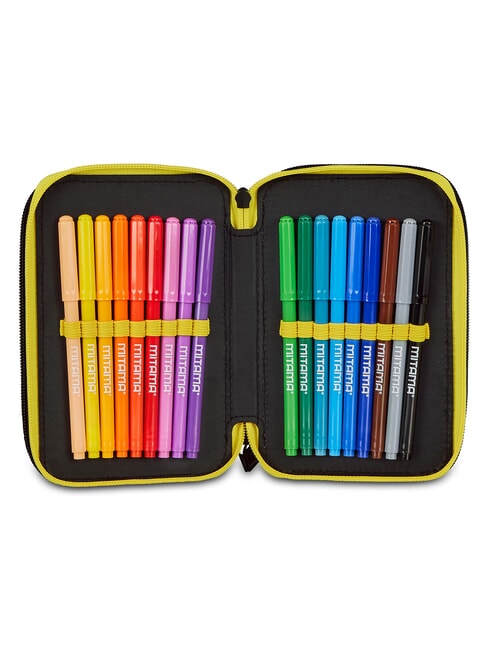 LUPETTO SCHOOL Estuche para l&aacute;pices con kit escolar roma rojo - Estuches y Accesorios