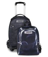 SEVEN SHADOWS OF COLOR Mochila con carrito gris neutro - Mochilas con ruedas - 2