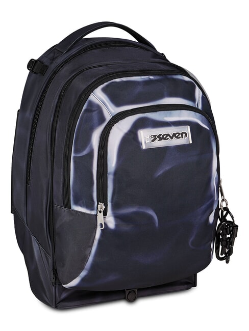 SHADOWS OF COLOR Mochila con carrito gris neutro - Mochilas con ruedas