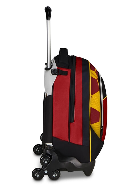 LUPETTO SCHOOL Mochila con ruedas triples roma rojo - Mochilas con ruedas
