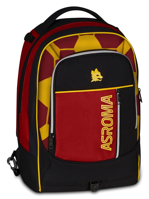 LUPETTO SCHOOL Mochila con ruedas triples roma rojo - Mochilas con ruedas