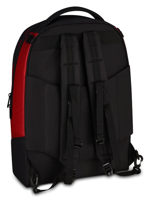 LUPETTO SCHOOL Mochila con ruedas triples roma rojo - Mochilas con ruedas