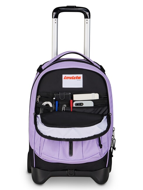 PLUS GRS LED Mochila con ruedas para port&aacute;til de 14" lila - Mochilas con ruedas