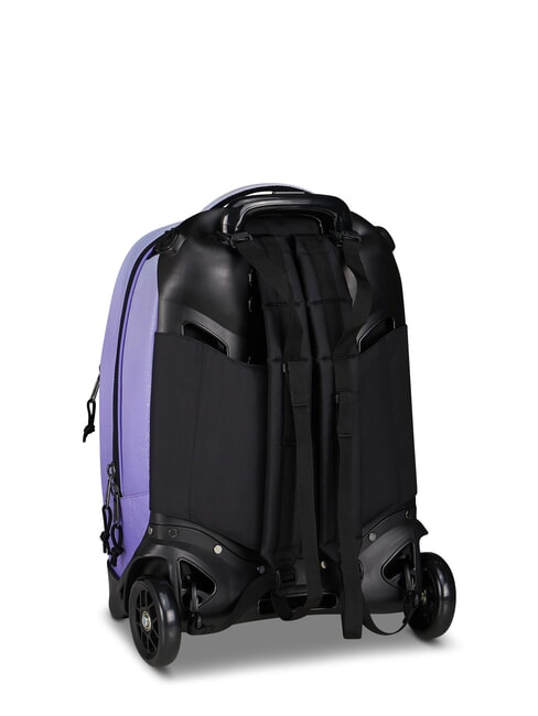 FANTASY Mochila con ruedas desmontable de 2 ruedas dalia morada - Mochilas con ruedas