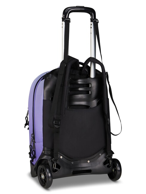 FANTASY Mochila con ruedas desmontable de 2 ruedas dalia morada - Mochilas con ruedas