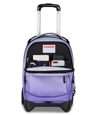 INVICTA FANTASY Mochila con ruedas desmontable de 2 ruedas dalia morada - Mochilas con ruedas - 5