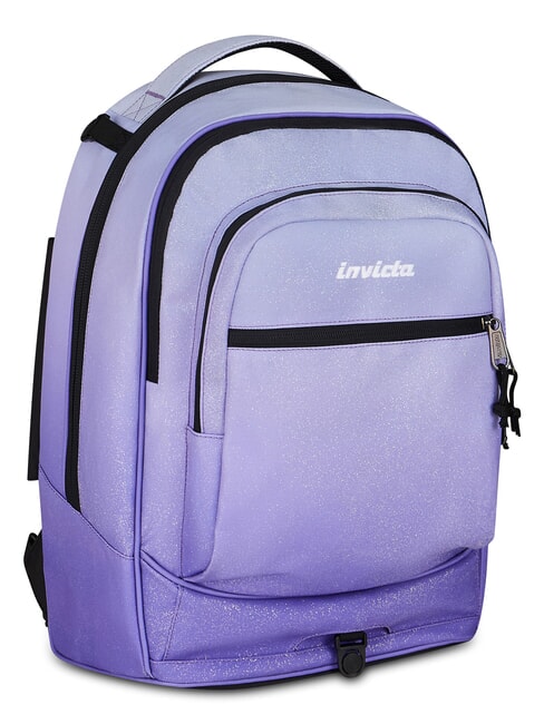 FANTASY Mochila con ruedas desmontable de 2 ruedas dalia morada - Mochilas con ruedas