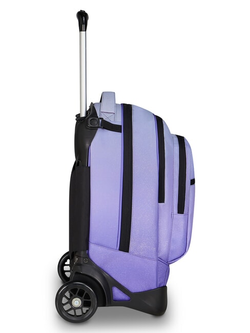 FANTASY Mochila con ruedas desmontable de 2 ruedas dalia morada - Mochilas con ruedas