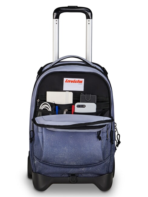 FANTASY Mochila con ruedas desmontable de 2 ruedas negro - Mochilas con ruedas