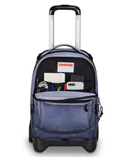 INVICTA FANTASY Mochila con ruedas desmontable de 2 ruedas negro - Mochilas con ruedas - 6