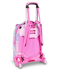 SJGANG HEART BUDDY GIRL Mochila con carrito desmontable mu&ntilde;eca rosa - Mochilas con ruedas - 3
