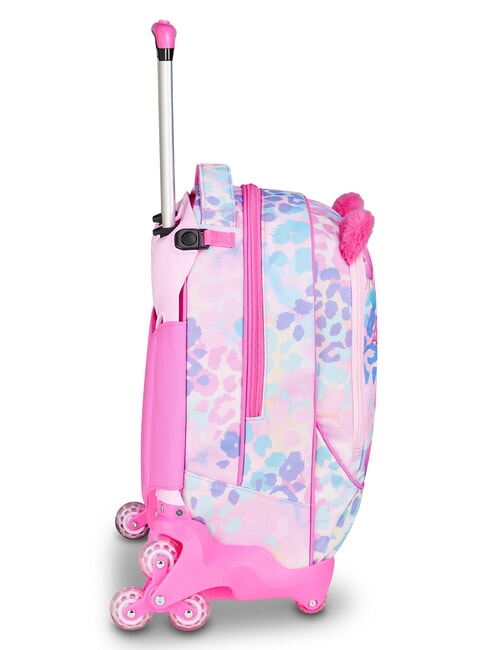 HEART BUDDY GIRL Mochila con carrito desmontable mu&ntilde;eca rosa - Mochilas con ruedas
