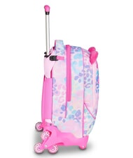 SJGANG HEART BUDDY GIRL Mochila con carrito desmontable mu&ntilde;eca rosa - Mochilas con ruedas - 5