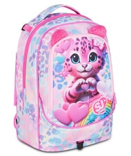SJGANG HEART BUDDY GIRL Mochila con carrito desmontable mu&ntilde;eca rosa - Mochilas con ruedas - 6
