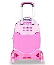 SJGANG GLOW LED UNICORN GIRL Mochila con ruedas 3 en 1 lila suave - Mochilas con ruedas - 4