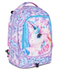 SJGANG GLOW LED UNICORN GIRL Mochila con ruedas 3 en 1 lila suave - Mochilas con ruedas - 6