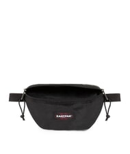 EASTPAK SPRINGER Cangurera negro satinado - Ri&ntilde;oneras - 2