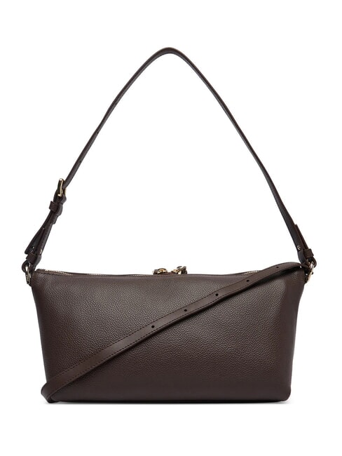 DEBBY Bolso de hombro de piel chocolate - Bolsos Mujer