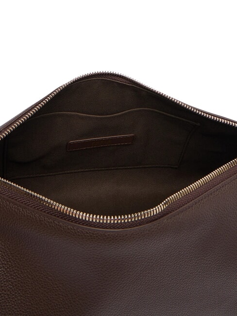 DEBBY Bolso de hombro de piel chocolate - Bolsos Mujer