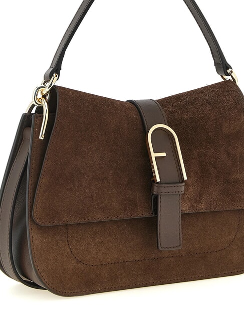 FLOW Bolso de mano con correa para el hombro. tonos chocolate - Bolsos Mujer