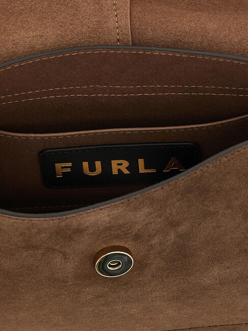FLOW Bolso de mano con correa para el hombro. tonos chocolate - Bolsos Mujer