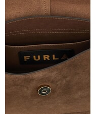 FURLA FLOW Bolso de mano con correa para el hombro. tonos chocolate - Bolsos Mujer - 4